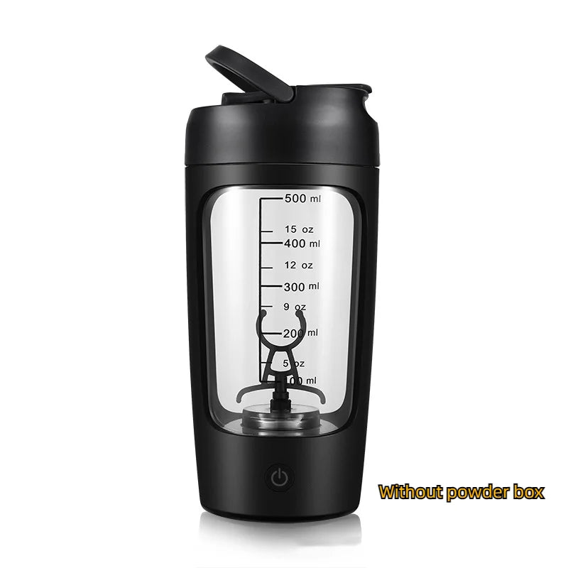 650ml Rechargeable USB Electric Portable Whey Protein Shaker Bottle - Fully Automatic Mixing Cup for Gym Use, BPA-Free Cocktail Blender