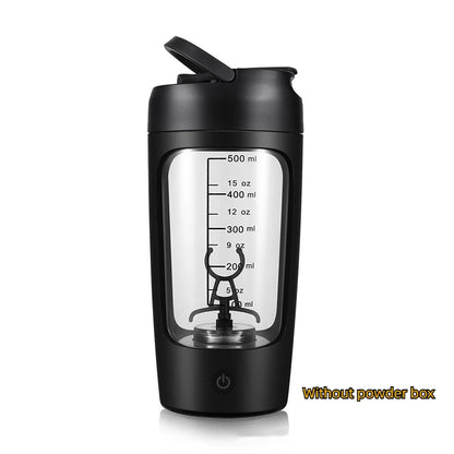 650ml Rechargeable USB Electric Portable Whey Protein Shaker Bottle - Fully Automatic Mixing Cup for Gym Use, BPA-Free Cocktail Blender