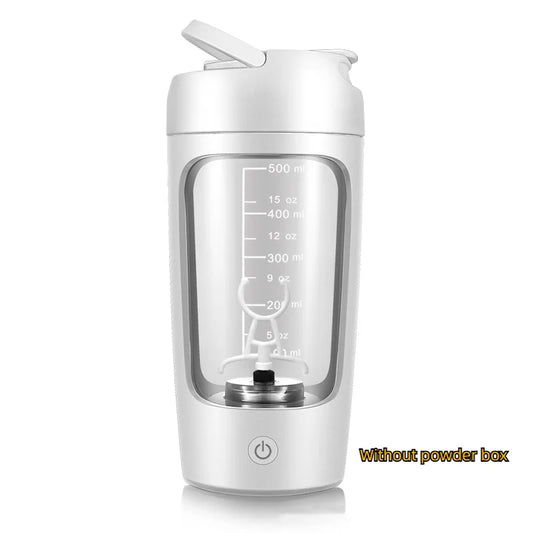 650ml Rechargeable USB Electric Portable Whey Protein Shaker Bottle - Fully Automatic Mixing Cup for Gym Use, BPA-Free Cocktail Blender