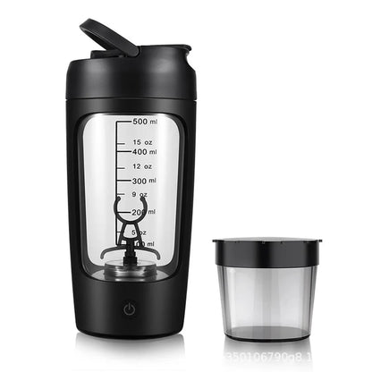 650ml Rechargeable USB Electric Portable Whey Protein Shaker Bottle - Fully Automatic Mixing Cup for Gym Use, BPA-Free Cocktail Blender