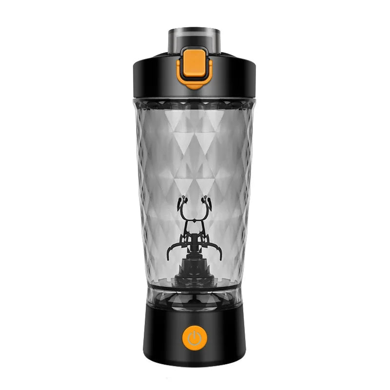 650ml Rechargeable USB Electric Portable Whey Protein Shaker Bottle - Fully Automatic Mixing Cup for Gym Use, BPA-Free Cocktail Blender