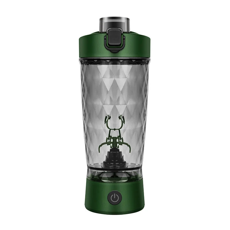 650ml Rechargeable USB Electric Portable Whey Protein Shaker Bottle - Fully Automatic Mixing Cup for Gym Use, BPA-Free Cocktail Blender